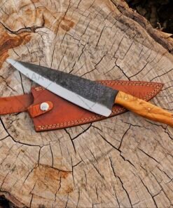 Full tang handmade kitchen knife