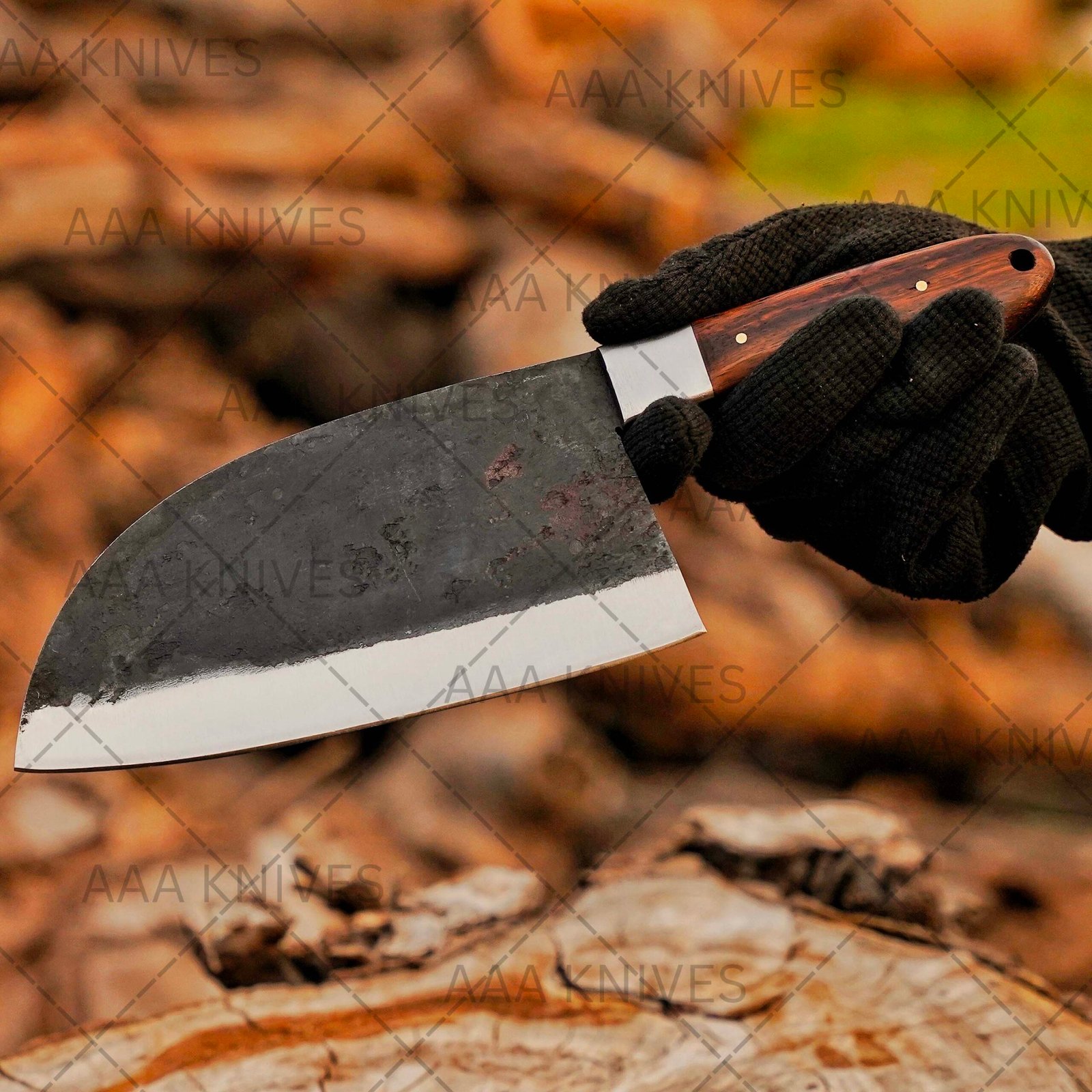 Handmade D2 steel cleaver