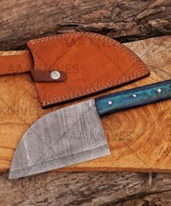 Serbian cleaver chef knife