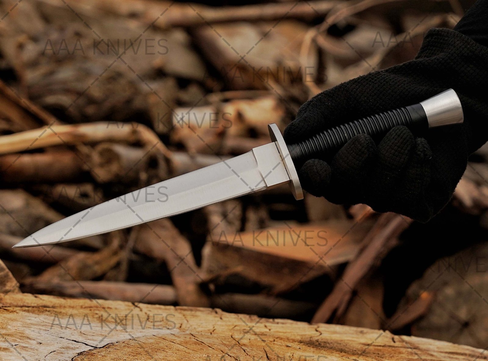 Tool steel hunting survival knife