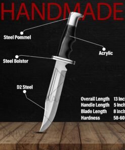 Stainless steel Scream inspired knife