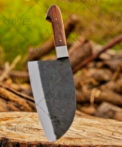 Hand forged Serbian chef cleaver