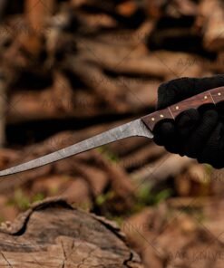 Handmade Damascus steel fillet knife