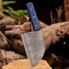 Handmade Damascus Serbian cleaver