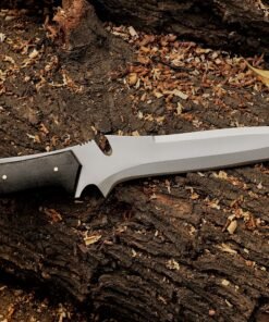 Custom handmade D2 steel tactical Bowie knife