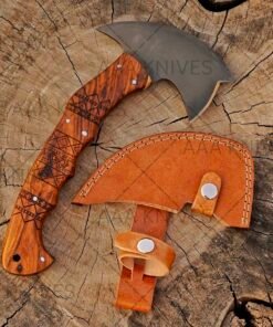 Rosewood handle tribal axe