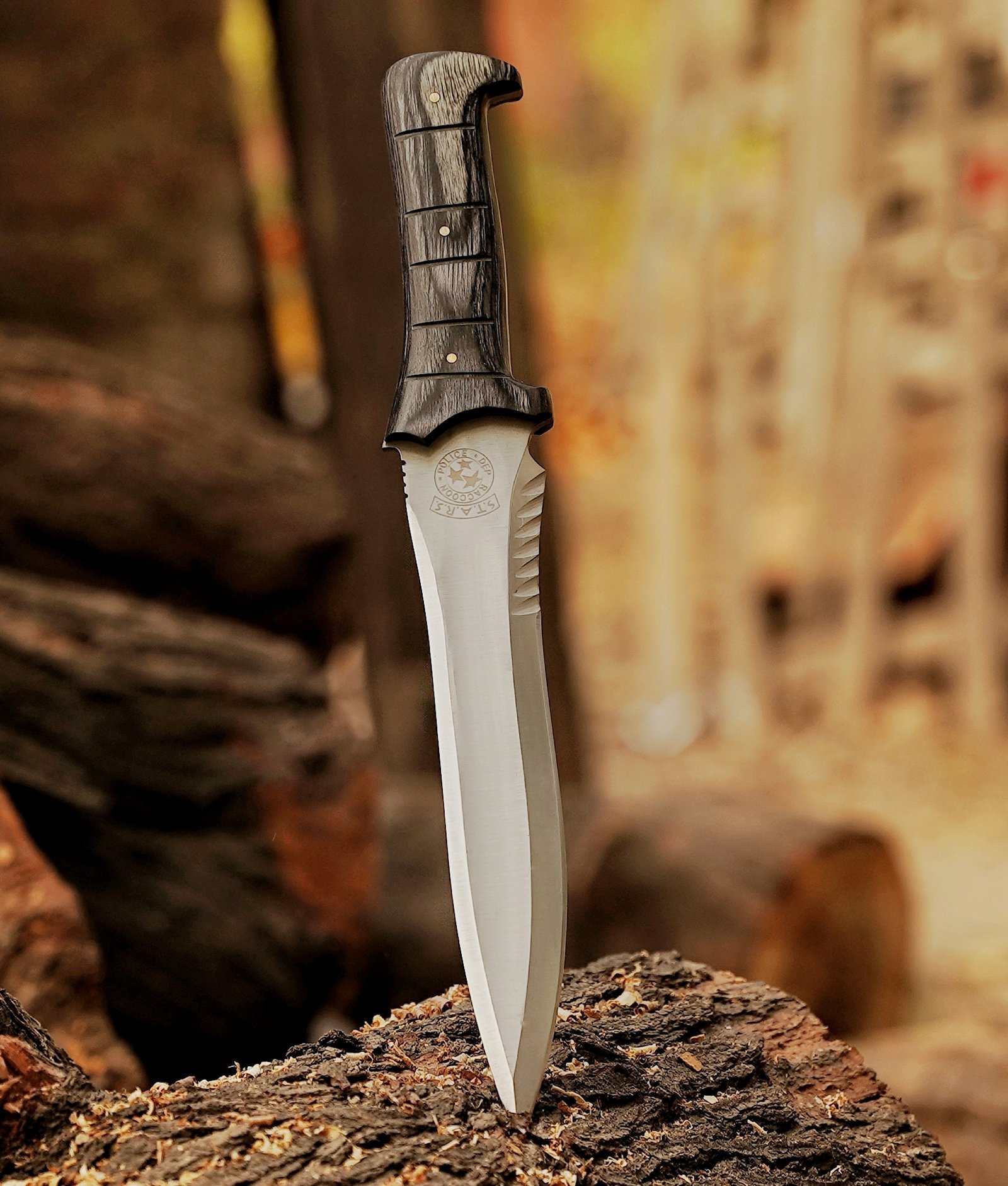 Resident Evil 4 Leon Kennedy replica knife handmade in USA