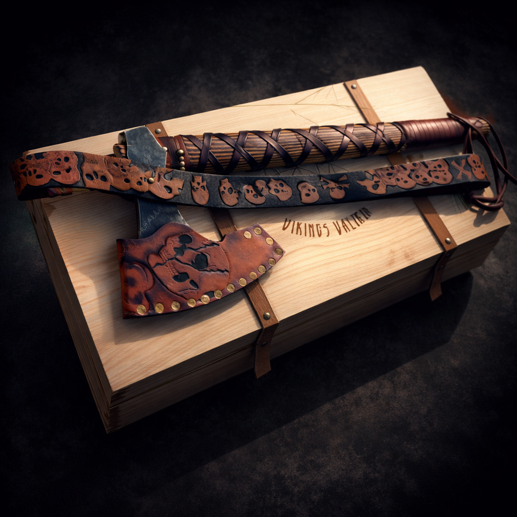 Custom Viking axe anniversary present