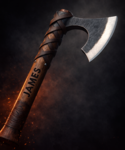 Handmade camping hatchet