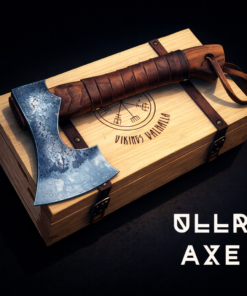 Hand forged throwing camping axe