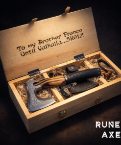 Military gift Viking hatchet