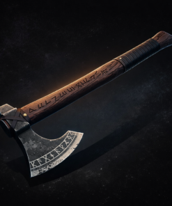 Functional hand forged Viking axe