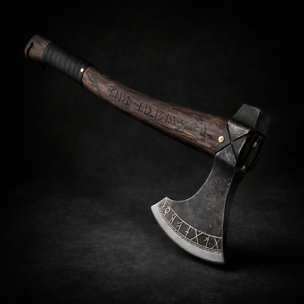 Personalized Viking axe groomsmen gift