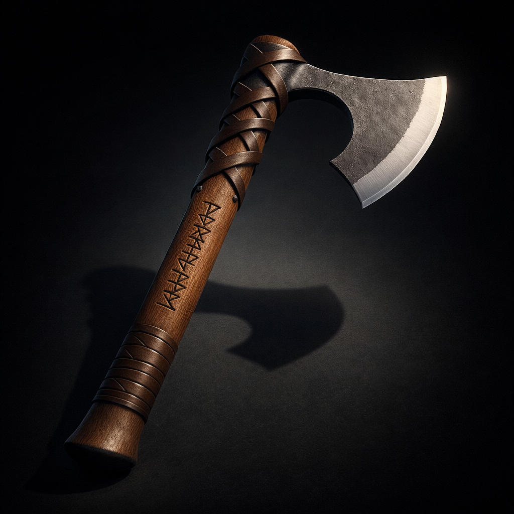 Nordic style Viking axe