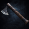 Personalized hand forged Viking axe