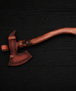 Damascus pattern axe head