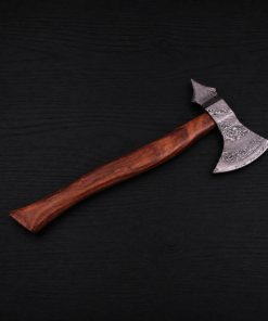 Damascus bushcraft tomahawk