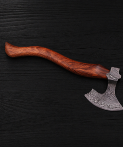 Damascus bushcraft tomahawk