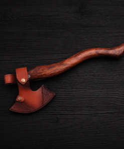 Handmade Damascus tactical axe