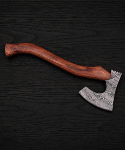 Handmade Damascus steel axe