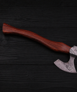 Handmade Damascus steel axe