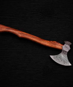 Damascus pattern axe head