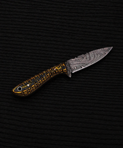 Damascus skinner knife