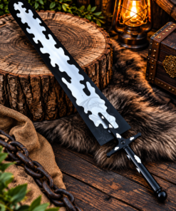 Black Clover Asta Demon Slayer Sword – Anime Replica with Stainless Steel Blade - Image 3