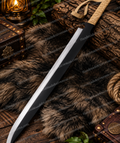 Handmade Ichigo Zangetsu Sword – 38" Stainless Steel Anime Replica Katana with Leather Cover - Image 4