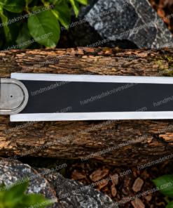 Berserk Guts Dragon Slayer Sword Replica: Black Silver Dual-Tone Blade, Leather Handle - Image 3