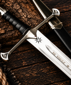Ancient Shattered Blade of the King – Handmade Fantasy Longsword with Ornate Hilt & Scabbard - Image 5