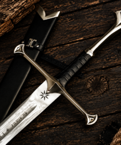 Ancient Shattered Blade of the King – Handmade Fantasy Longsword with Ornate Hilt & Scabbard - Image 4