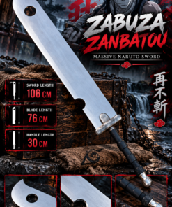 Zabuza Zanbatou sword massive Naruto anime replica