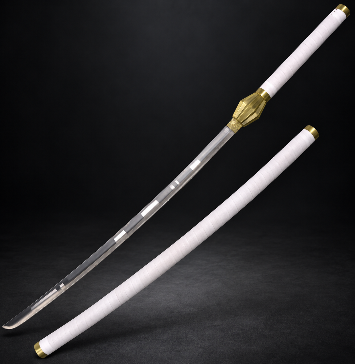 Anime Zaraki Kenpachi Sword – 43.3" Stainless Steel Bleach Replica Katana - Image 4