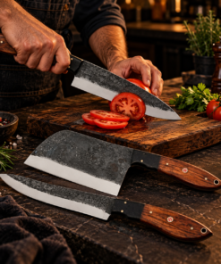 Handmade Damascus Steel Chef Tool Set | Artisan Kitchen Tools - Image 3