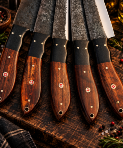 Handmade Damascus Steel Chef Tool Set | Artisan Kitchen Tools - Image 6